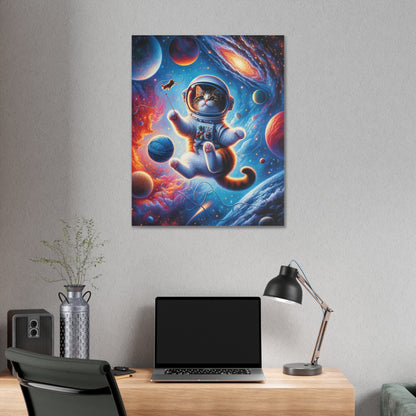 Astro Kitty Wall Art