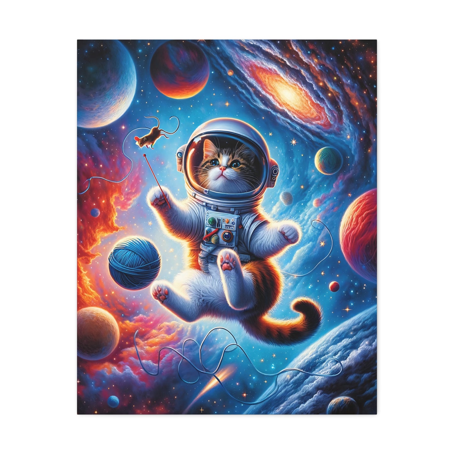 Astro Kitty Wall Art