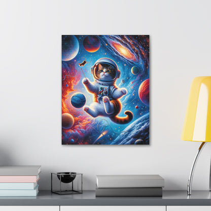 Astro Kitty Wall Art