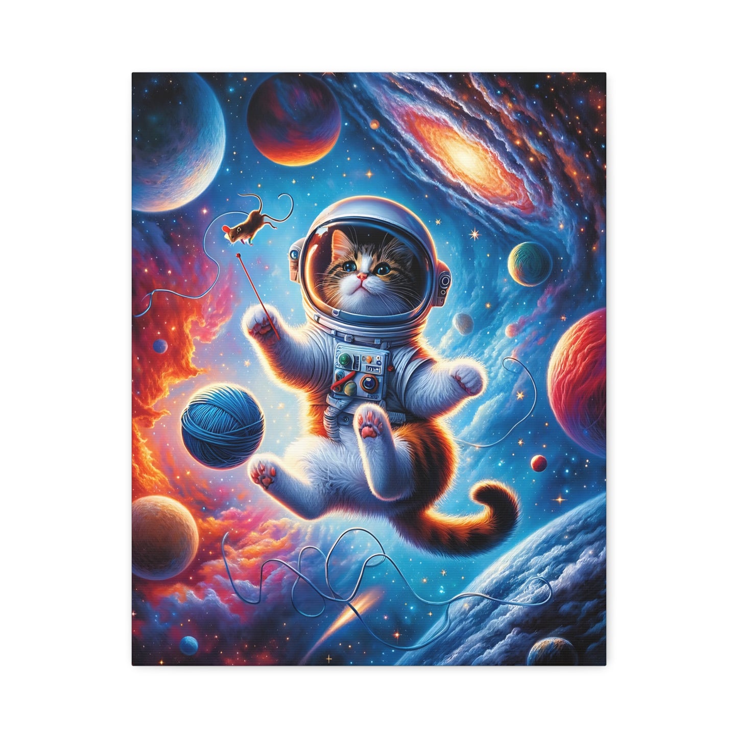 Astro Kitty Wall Art