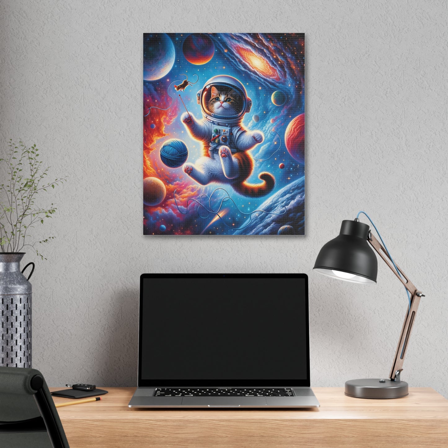 Astro Kitty Wall Art