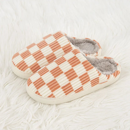 Luna Checkered Slippers