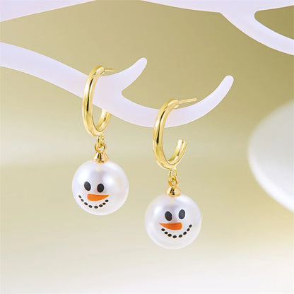 Elsa Snowman Earrings