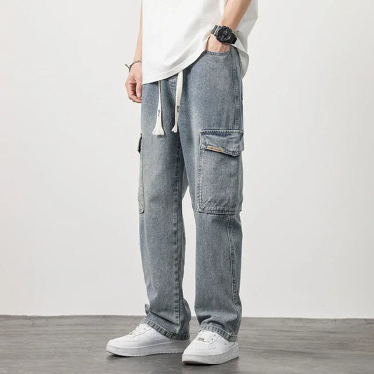 Mateo Cargo Denim Joggers