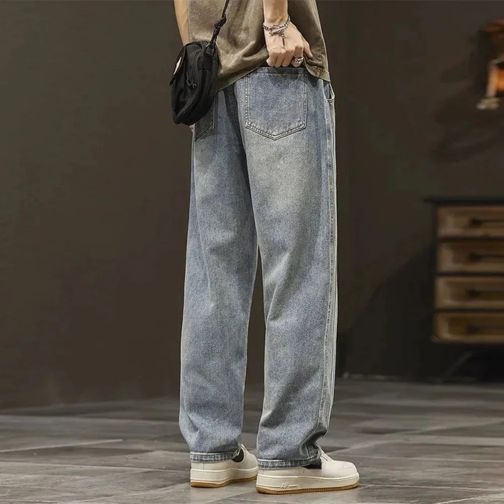 Relaxed Denim Joggers